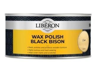 Liberon Black Bison Wax Paste Clear 500ml (3282390090350) LIBBBPWCL500 *Restrictions - See Description*