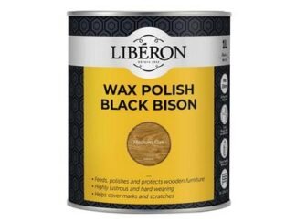 Liberon Black Bison Wax Paste Medium Oak 1kg (3282391064374) LIBBBPWMO1N *Restrictions - See Description*