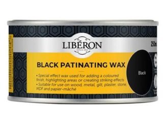 Liberon Black Patinating Wax 250ml (3282391063735) LIBBPW250N *Restrictions - See Description*