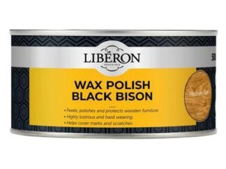 Liberon Black Bison Wax Paste Medium Oak 500ml (3282391064299) LIBBPWMO500N *Restrictions - See Description*