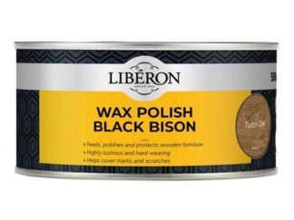 Liberon Black Bison Wax Paste Tudor Oak 500ml (3282391064329) LIBBPWTO500N *Restrictions - See Description*