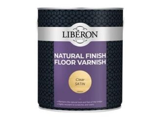 Liberon Natural Finish Floor Varnish Clear Satin 2.5 litre (3282391064077) LIBFVWCS25LN *Restrictions - See Description*