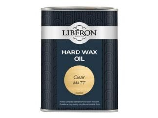 Liberon Hard Wax Oil Clear Matt 1 litre (3282391033608) LIBHWOCM1L