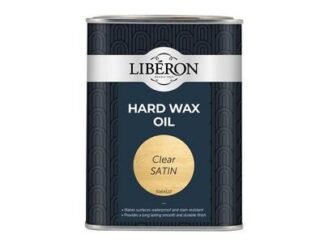 Liberon Hard Wax Oil Clear Satin 1 litre (3282391033615) LIBHWOCS1L