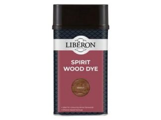 Liberon Spirit Wood Dye Walnut 1 litre (3282391063452) LIBSDW1LN *Restrictions - See Description*