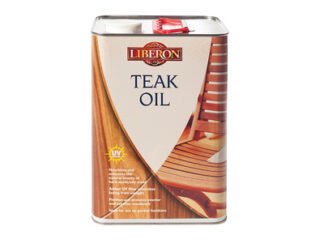 Liberon Teak Oil with UV Filters 5 litre (5022640007176) LIBTOUV5L