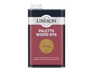 Liberon Palette Wood Dye Light Oak 500ml (3282391062967) LIBWDPLO500N *Restrictions - See Description*