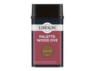 Liberon Palette Wood Dye Medium Oak 500ml (3282391062974) LIBWDPMO500N *Restrictions - See Description*