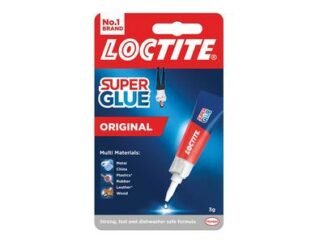 Loctite Super Glue Liquid, Tube 3g (5010305061236) LOCSGLO3GNR