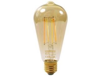 Link2Home Wi-Fi LED ES (E27) Pear Filament Dimmable Bulb, White 470 lm 4.5W (4004282475293) LTHFEE27P5W