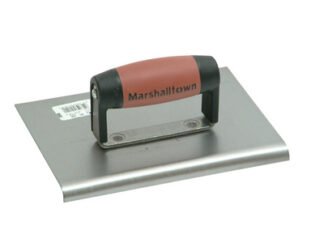 Marshalltown M120D Cement Edger Straight End Durasoft Handle 8 x 6in (0035965041522) M/T120D