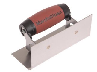 Marshalltown 66SSD Stainless Steel Internal Corner Trowel Rounded DuraSoft® Handle (0035965041249) M/T66SSD