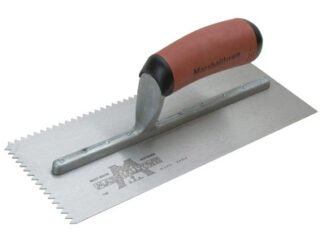 Marshalltown M701SD V 3/16in Notched Trowel DuraSoft® Handle 11 x 4.1/2in (0035965057059) M/T701SD