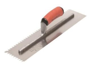 Marshalltown LayFlat 6mm Notch Trowel 16 x 4in (0035965295567) M/TMLF1416SD