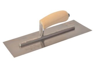 Marshalltown MXS13SS Plasterers Finishing Trowel Stainless Steel Wooden Handle 13 x 5in (0035965021494) M/TMXS13SS