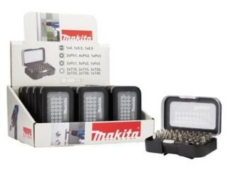Makita D-30667 Bit Set, 31 Piece Counter Display of 12 (0088381358125) MAKD3066712