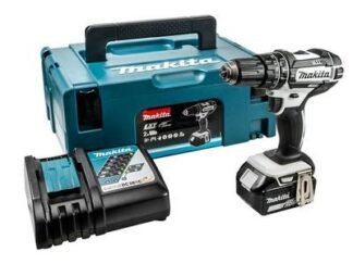 Makita DHP482T1JW LXT Black & White Combi Drill 18V 1 x 5.0Ah Li-ion (0088381730150) MAKDHP482T1J