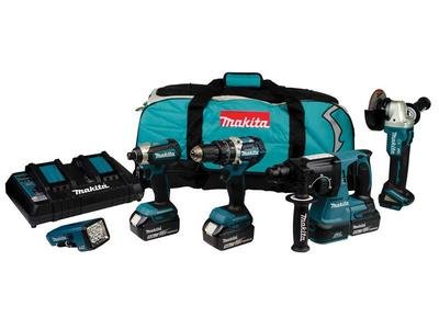 Makita DLX5042PT 5 Piece LXT Combo Kit 18V 3 x 5.0Ah Li-ion (0088381860796) MAKDLX5042PT