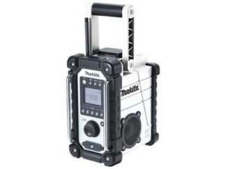 Makita DMR107W Jobsite Radio White 240V & Li-ion Bare Unit (0088381817684) MAKDMR107W