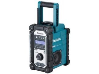 Makita DAB/DAB+ Job Site Radio Blue 240V & Li-ion Bare Unit (0088381827898) MAKDMR110