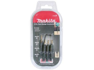 Makita P-51954 Countersink Bit Set 4 Piece (0088381982467) MAKP51954