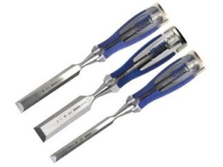 Irwin M750 Splitproof Pro Bevel Edge Chisel Set, 3 Piece (0734442201229) MAR750S3