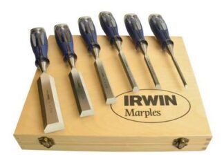 Irwin M750 Splitproof Pro Bevel Edge Chisel Set, 6 Piece (5706915037333) MAR750S6