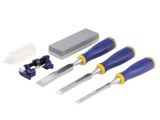 Irwin MS500 ProTouchâ„¢ All-Purpose Chisel Set, 3 Piece + Sharpening Kit (5706915079319) MARS500S3SS