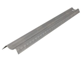 Maun Metal Safety Rule Metric 300mm (5018695000392) MAU1774300