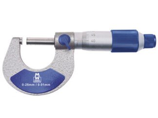 Moore & Wright MW200-01 Analogue External Micrometer 0-25mm/0.01mm (5051102034016) MAW20001