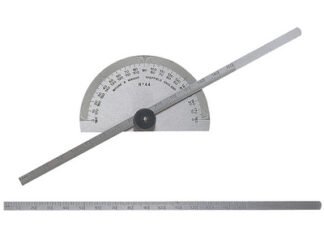 Moore & Wright Protractor Type Depth Gauge Metric 0-150mm (5051102017491) MAW44M