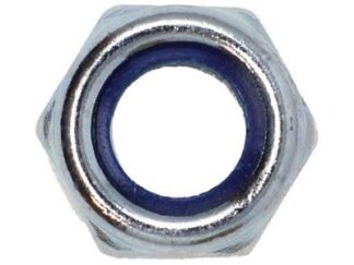 Metalmate Type P Nylon Insert Nut ZP M10 (Box 50) (5050420650038) MEMNYLOCP10