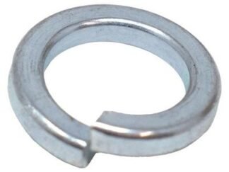 Metalmate Square Section Spring Washer Bright ZP 8mm (Box 125) (5050420650380) MEMSWS08