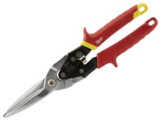 Milwaukee Hand Tools Metal Aviation Snips Extra Long Straight Cut (0045242503681) MHT48224537