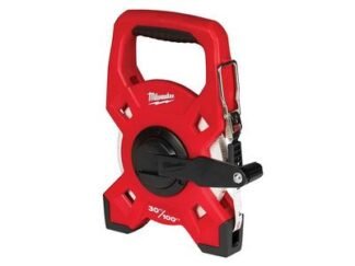Milwaukee Hand Tools Fibreglass Open Long Tape 30m/100ft (Width 13mm) (0045242527731) MHT48225330
