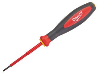 Milwaukee Hand Tools VDE Slotted Screwdriver 2.5 x 75mm (4058546219796) MHT932464034