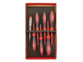 Milwaukee Hand Tools VDE Screwdriver Set, 7 Piece (4058546220129) MHT932464067