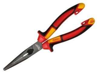 Milwaukee Hand Tools VDE Long 45 degrees Round Nose Pliers 205mm (4058546225100) MHT932464565