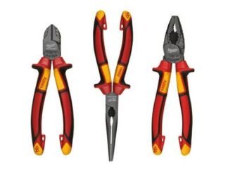 Milwaukee Hand Tools VDE Pliers Set, 3 Piece (4058546225209) MHT932464575