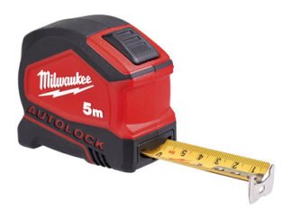 Milwaukee Hand Tools Autolock Tape Measure 5m/16ft (Width 25mm) (4058546226107) MHT932464665