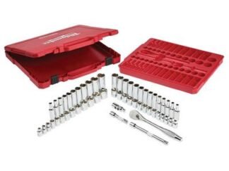 Milwaukee Hand Tools 3/8in Drive Ratcheting Socket Set Metric & Imperial, 56 Piece (4058546228910) MHT932464946