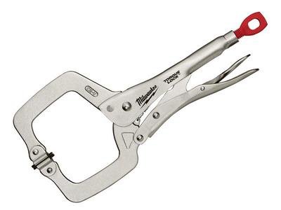 Milwaukee Hand Tools TORQUE LOCK™ Locking C-Clamp with Swivel Pads 280mm (11in) (4058546296261) MHT932471727