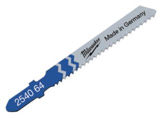 Milwaukee Power Tools Traditional Metal Cutting Jigsaw Blade Pack of 5 T118B (4002395301591) MIL2254064