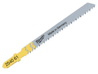Milwaukee Power Tools Clean & Splinter Free Wood Jigsaw Blade Pack of 5 T101D (4002395301515) MIL2274351