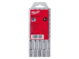 Milwaukee Power Tools SDS Plus M2 Drill Bit 2 Cut Set, 5 Piece (4002395374922) MIL352834