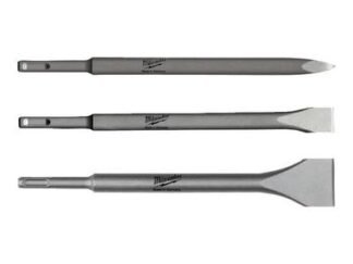 Milwaukee Power Tools SDS Plus Chisel Set, 3 Piece (4002395376629) MIL430001
