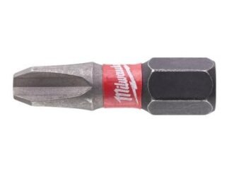 Milwaukee Power Tools SHOCKWAVE™ Impact Duty Bits PH3 x 25mm (Pack 2) (4002395385195) MIL430857