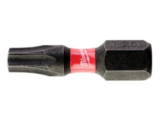 Milwaukee Power Tools SHOCKWAVE™ Impact Duty Bits TX25 25mm (Pack 25) (4002395385423) MIL430880