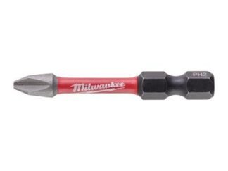 Milwaukee Power Tools SHOCKWAVE™ Impact Duty Bits PH2 x 50mm (Pack 10) (4058546324445) MIL472048