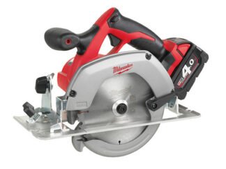 Milwaukee Power Tools HD18 CS-402 Circular Saw 165mm 18V 2 x 4.0Ah Li-ion (4002395001699) MILHD18CS4